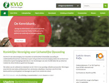 Tablet Screenshot of kvlo.nl